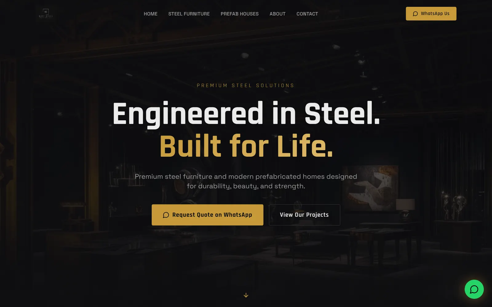BAYT STEEL — website by Yalla Build