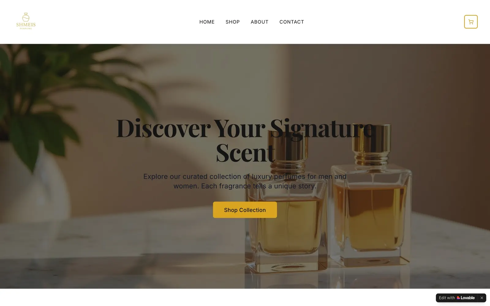 SHMEIS PERFUMES — website by Yalla Build